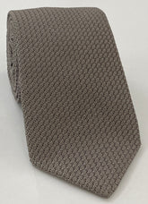 Charcoal Gray Grenadine Grossa Silk Tie GGT-20